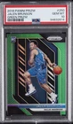 2018 PANINI PRIZM GREEN PRIZM #250 JALEN BRUNSON ROOKIE RC PSA 10