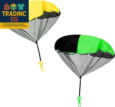 2 Pack Parachute Toy Soldiers - Hand Throwing Army Men for Outdoor Fun - Kids' P