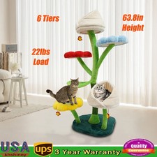 Large Cat Tree Multi-Level Tower Cat Furniture Climbing Frame Activity Centre