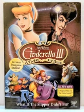 CINDERELLA III: A TWIST IN TIME W/ SLIPCOVER DVD 2007 MOVIE *BUY 2 GET 1 FREE*