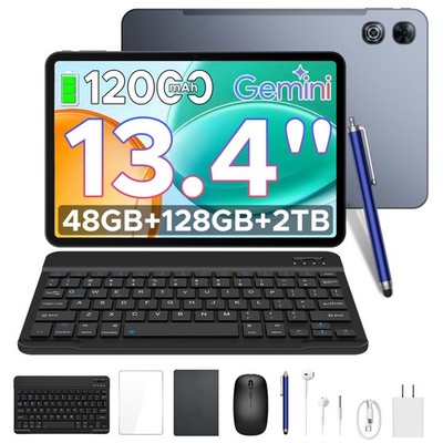 POCKAM P13 Pro Android16 color：Gray POCKAM P13 Android 16 Tablet 13.4 inch Tablet 48GB+128GB 12000mAh