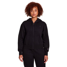 Champion Women's Fleece Full-Zip Jacket Size M Black