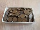 Bulk Discounted Lot of Wheat Pennies 2 Pounds, Unchecked Estate Collection