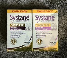 LOT OF 2 Systane Complete Lubricant Eye Drops Twin Pack Dry Eye Exp 10/26 