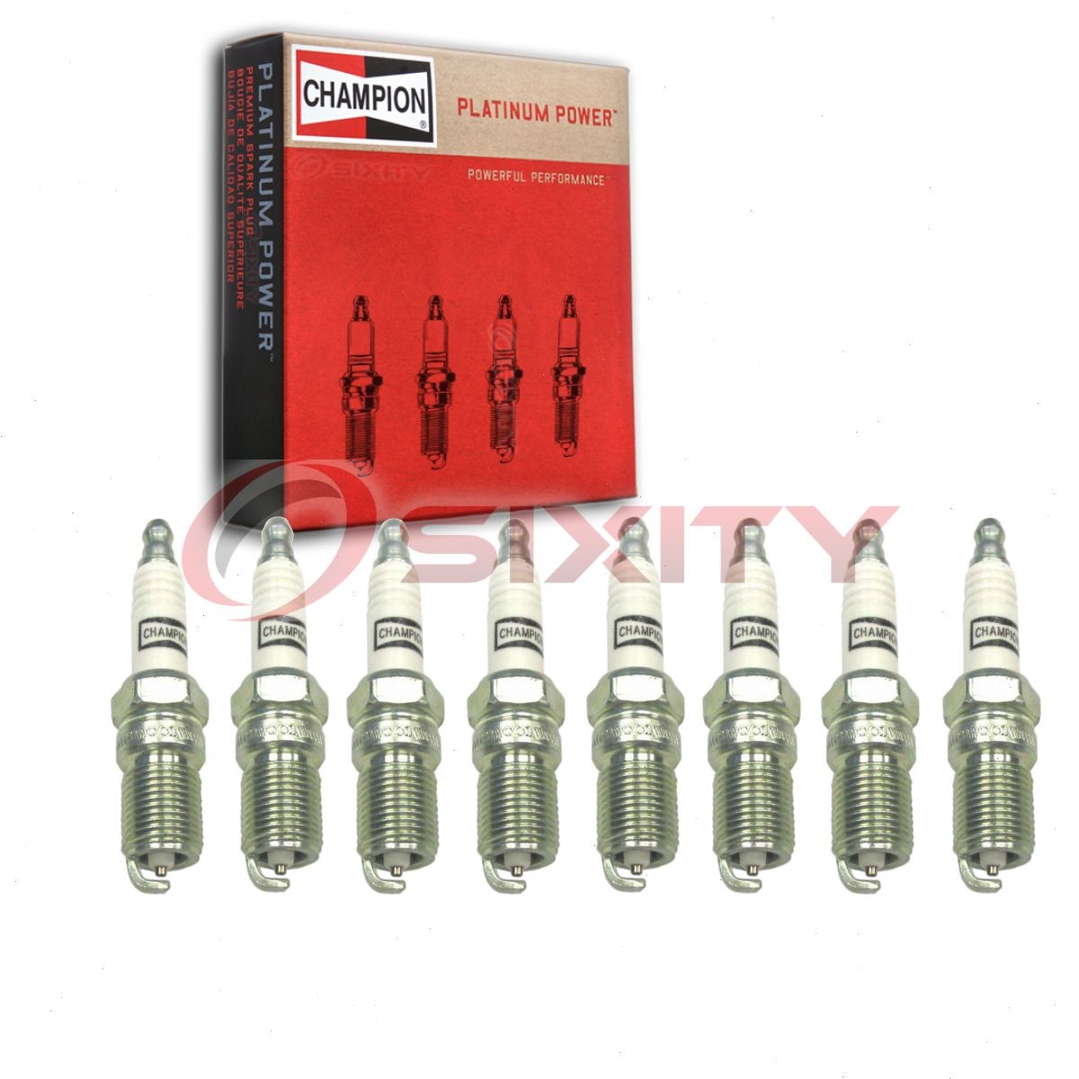 8 pc Champion Platinum Spark Plugs for 2005 Ford Crown Victoria 4.6L V8 le
