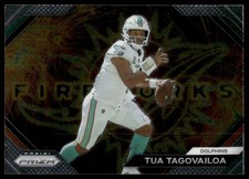 Tua Tagovailoa 2023 Panini Prizm #F-3 Fireworks Miami Dolphins