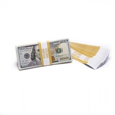 5000 - Gold 10,000 Currency Straps - Self-Sealing Adhesive - Cash Money Bands