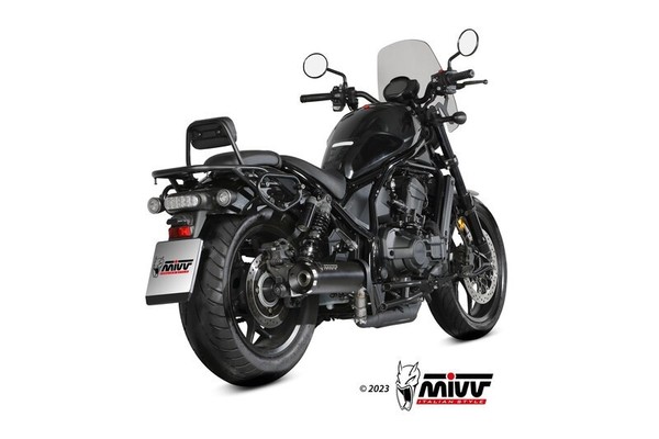 Honda CMX 1100 Rebel 2022-2024 Auspuff Mivv HR-1 EndschalldäMpfer-image