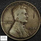 1924 D Lincoln Wheat Copper Cent 1C - Scratches