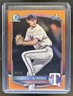 2025 Bowman Draft AJ Russell Chrome Orange Refractor 1st Prospect #/25 Rangers