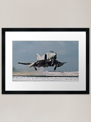 Phantom FGR.2 XV466/E taking-off at Framed Wall Art Poster Canvas Print Picture