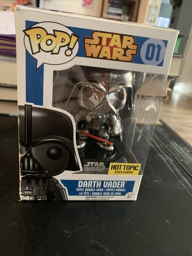 Funko Pop! Vinyl: Star Wars Darth Vader (Metallic, Chrome) Hot Topic Exclusive