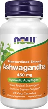 NOW Supplements, Ashwagandha (Withania Somnifera) 450 Mg (Standardized Extract),
