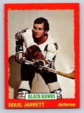 1973-74 Topps #76 Doug Jarrett Chicago Blackhawks - NM