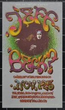 JEFF BECK @ THE GRANDE BALLROOM - MC5 - POSTCARD - N MINT