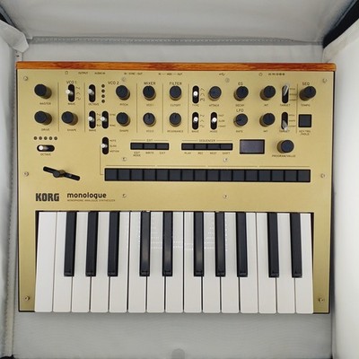 KORG Monologue Monophonic Analogue Synthesizer Gold Used