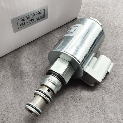 1pcs New 24V Solenoid Valve for 183-7595 Caterpillar Cat 12H 140H 1837595