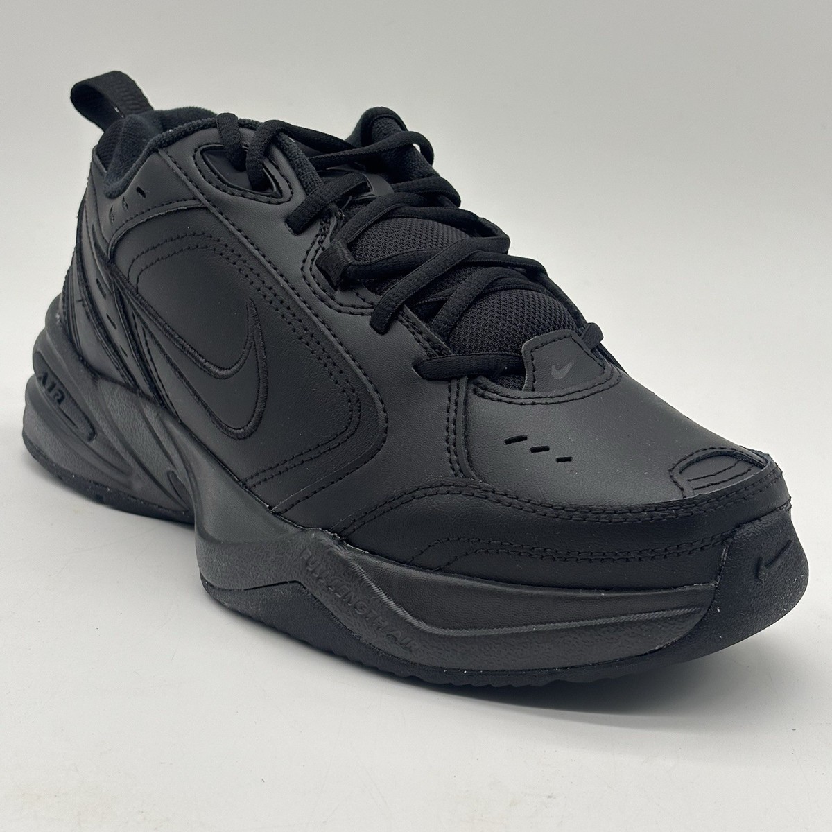 Nike Air Monarch IV Triple Black 416355 001 Mens Size 8 (4E) Extra Wide NEW Nike Air Monarch IV Men main image 2