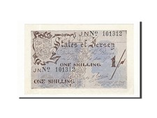[#160735] Banknote, Jersey, 1 Shilling, 1941, Undated (1941-1942), KM:2a, UNC