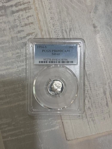 1994-S PCGS PR69DCAM Silver Roosevelt Dime Proof 10C