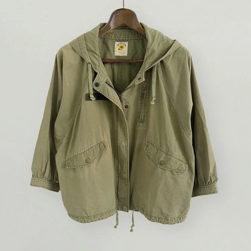 RAY BEAMS JAPAN PARKA HOODED MILITARY JACKET 3/4 SLEEVE 24/25" - product listing photo