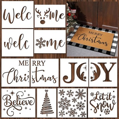 Frienda 12 Pcs Large Christmas 12.01 inches x 13.78 inches, multicolor 
