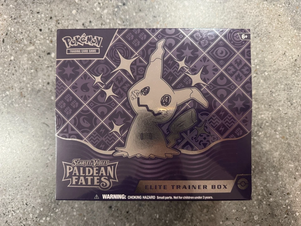 Pokemon TCG 1x Paldean Fates Elite Trainer Box Factory Sealed ETB * Case-Fresh *