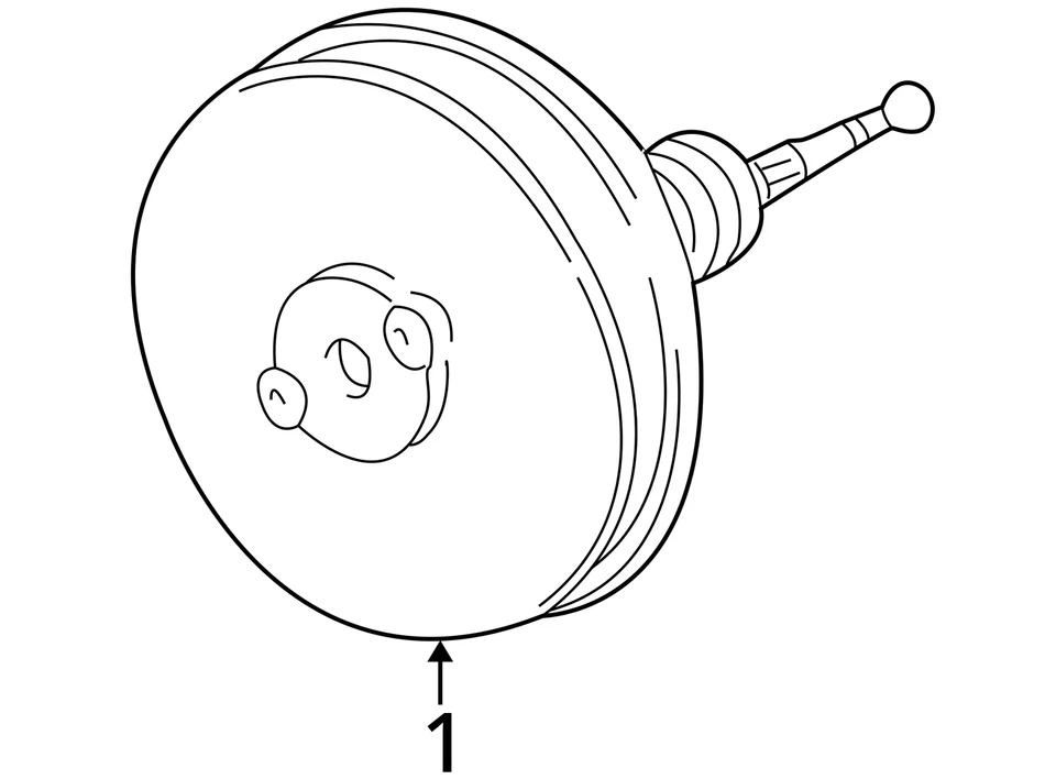 Booster de freio elétrico compatível com 01-05 AUDI ALLROAD 26818012 - Imagem 4 de 4