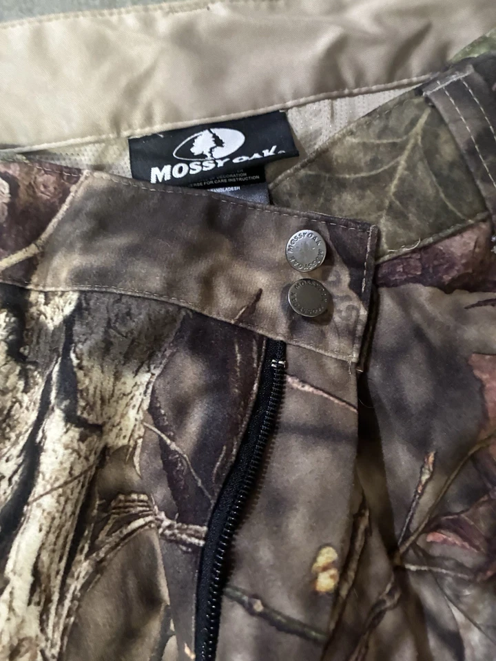 Pantalones cargo grandes Mossy Oak para hombre camuflados caza exterior talla grande Foto 3 de 4