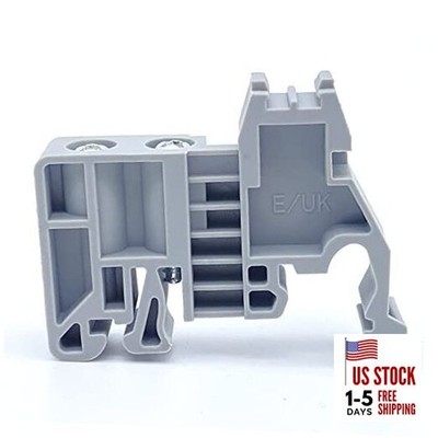  E/UK DIN Rail Terminal Blocks End Stopper Bracket, End Stopper DIN Rail End 