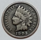 Indian Head Penny Lot of "1" VERY NICE 1902 GOOD OR BETTER°$ FREE SHIPPING $#310