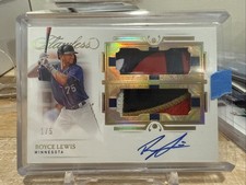 🔥🔥ROYCE LEWIS RPA FLAWLESS NUMBERED TO 5 DPA-RL 1/5🔥🔥