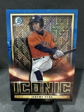 Jeremy Pena 2023 Bowman Chrome Mega Box Iconic  Blue Refractor /150 #BI-5 Astros