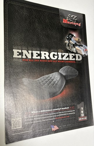 Mustang Motorcycle Seats Printed Ad #6330