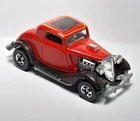 Vintage 1980 Hot Wheels Hi-Rakers Series #1132 3-Window '34 Ford Coupe - GC