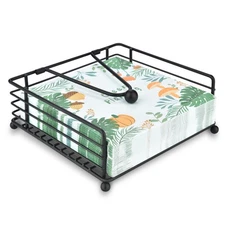 Napkin Holder For Kitchen Counter, Minimalist Style, Easy To Use, Black