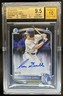 2025 Bowman Draft Sean Gamble Chrome Auto Black Refractor 1st #/10 BGS 9.5/10