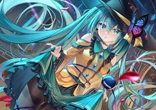 Anime Girls MeioN Hatsune Miku Vocaloid Komeiji  Gaming Mat Desk 38743