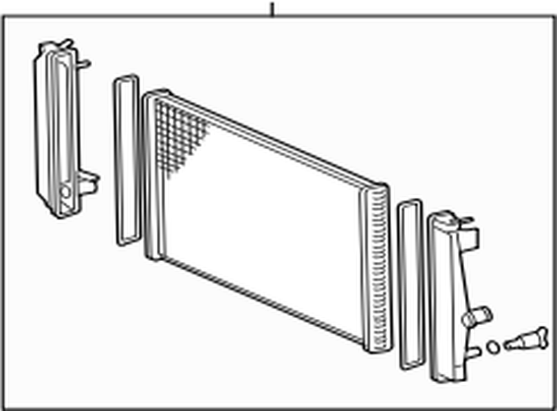 1640028570 Toyota Radiator assy 1640028570, New Genuine OEM Part eBay