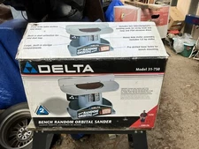 NOS NEW NIB Model 31-750 Delta Bench Random Orbital Sander Discontinued