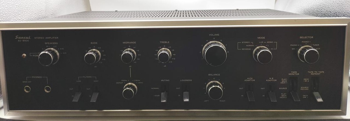 SANSUI AU-8500 | Stereo Integrated Amplifier Manual in Good