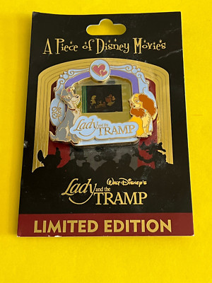 Disney Pin Lady and the Tramp A Piece of Disney Movies NEW Spaghetti Scene