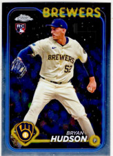 2024 Topps Chrome Update Baseball Bryan Hudson No. USC169 Milwaukee Brewers