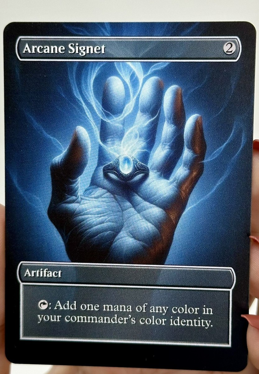 Arcane Signet Proxy Card with Custom designed art | eBay