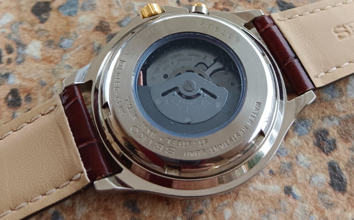 KK　SQUIGGLY 1984年 Vintage Seiko Kinetic SQ 50 5M42 0B10 March 1996 JDM