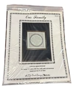 MILL POND DESIGNS OUR FAMILY COUNTED CROSS STITCH KIT~SAMPLER~UNUSED~#919~12X12