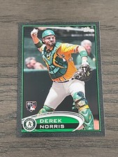 2012 Topps Update Black Derek Norris Rookie #US65 Oakland Athletics /61