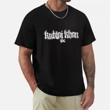Kublai Khan TX Band designs T-shirt Short sleeve tee korean fashion sublime boys