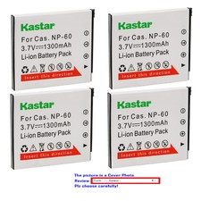 Kastar Replacement Battery for Casio NP-60 BC-60L  Casio Exilim Zoom EX-Z80VP