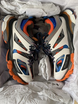 Balenciaga Track Trainer Orange Grey Balenciaga Goat